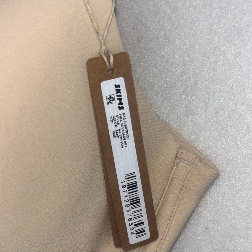 SKIMS Full Coverage Bra NEW Fits Everybody 40DD Tan Brown Comfy Support 40DD 40E - Picture 3 of 12
